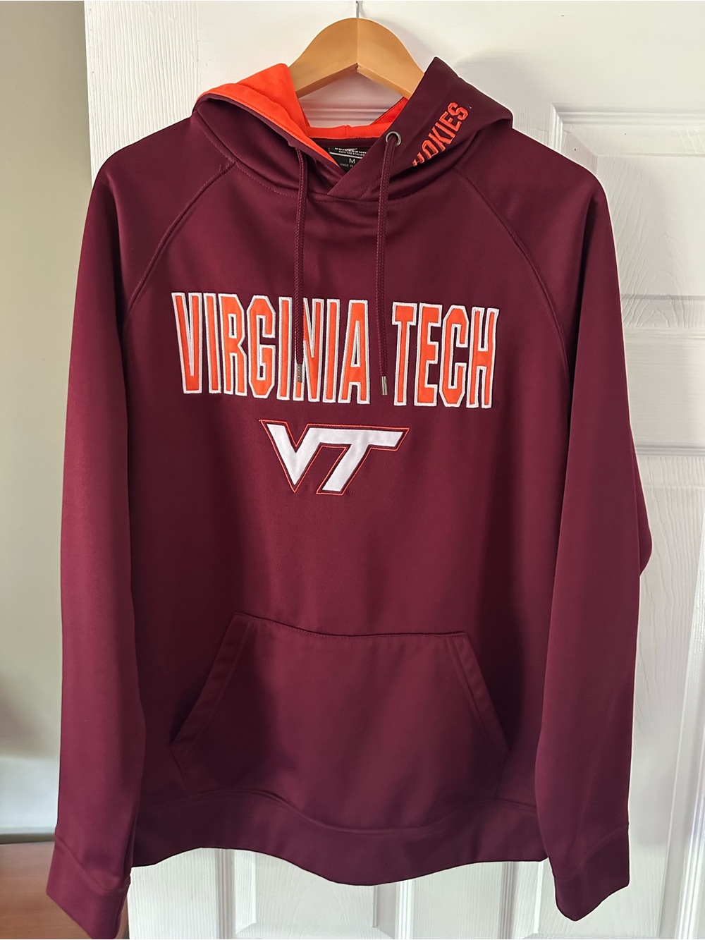 Colosseum Virginia Tech Maroon & Orange Hoodie